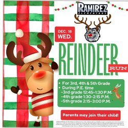 REINDEER RUN 3RD-5TH GRADE