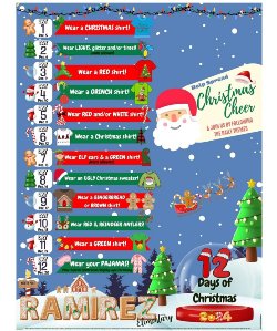 12 DAYS OF CHRISTMAS